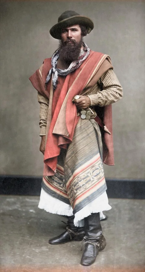 Restored portrait photograph