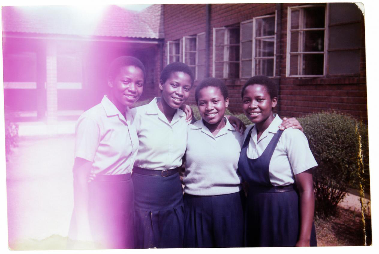 Before restoration: School friends beyond the magenta leak